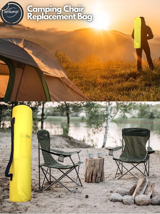 Replacement Bag for Folding Camping Chair, Portable Camp Chair, Hammock, Yoga Mat, Umbrella, Tents, Tripods, Fishing Poles - 420D Oxford Polyester Fabric