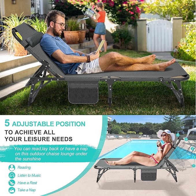 ABORON 2PK Folding Camping Cot for Adults, Heavy Duty 3-in-1 Bed for Guest Sleeping, Adjustable Double-Layer 1200D with Mattress & Carrying Bag for Home, Office, Vacation, Hospital Use