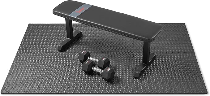 Sunny Health & Fitness Tri-Folding & Puzzle Exercise Mats – Extra Thick, Durable, Non-Slip, Water-Resistant Cushioning for Home Gym, Yoga, MMA, Gymnastics, Cardio, and Core Workouts