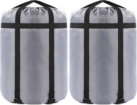Compression Stuff Sack, 24L/36L/46L Sleeping Bags Storage Stuff Sack Organizer Waterproof Camping Hiking Backpacking Bag for Travel - Great Sleeping Bags Clothes Camping