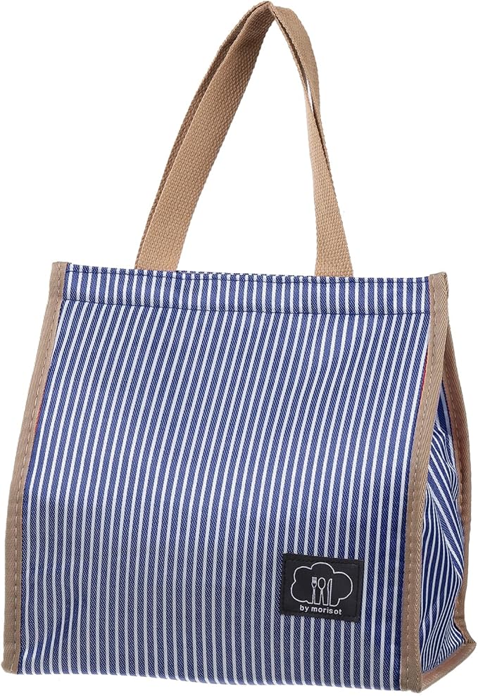 PATIKIL Insulated Lunch Bag, Oxford Cloth Waterproof Lunch Tote Bag Thermal Portable Lunch Box Food Container for Work Office Picnic Outdoor, 9.45"x5.91"x8.66", Blue