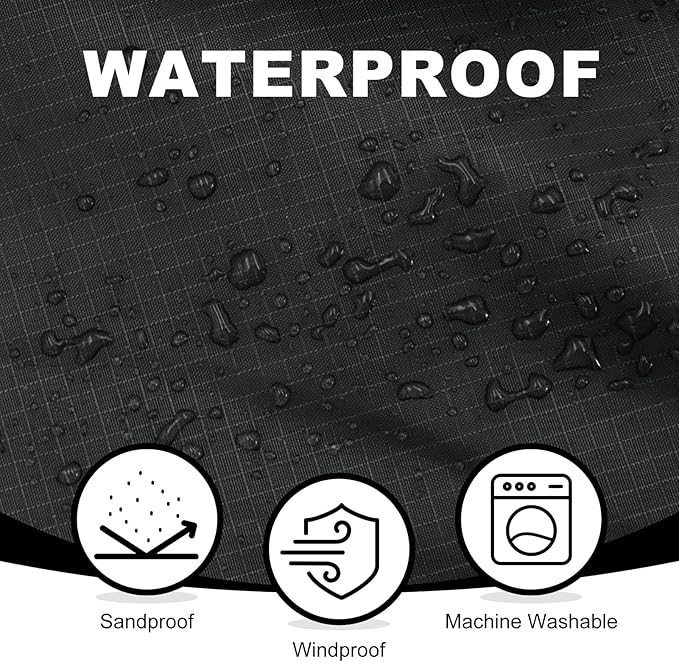 Fleece Waterproof Outdoor Blanket, Windproof Stadium Blanket for Camping, Picnics, and Sports Stay Dry and Comfortable 80"x58"