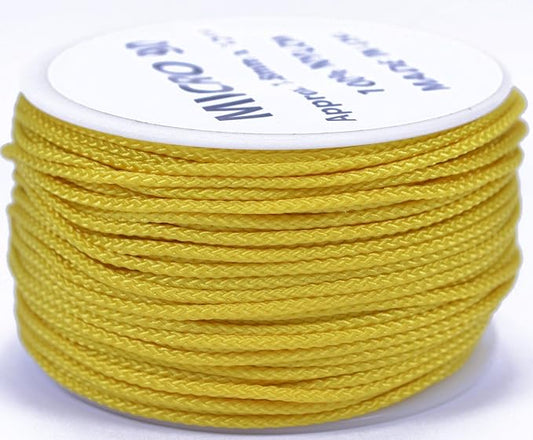 BORED? PARACORD! Nylon Micro Cord - 125 or 1000 Foot Spool Options - 70+ Colors and Patterns - 1.18mm Cord