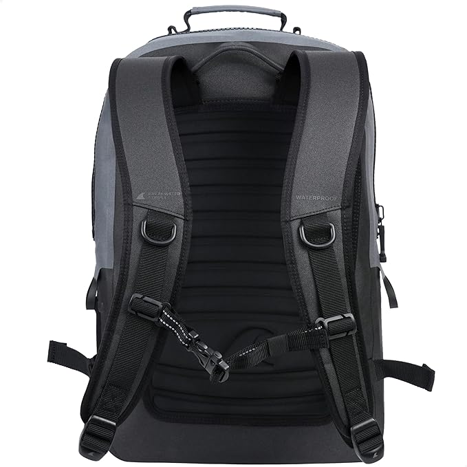 Breakwater Supply™ 100% Waterproof Submersible Backpack, Laptop Bag, Airtight Zippers | Travel Outdoors | Fogland 25L 20L 15L