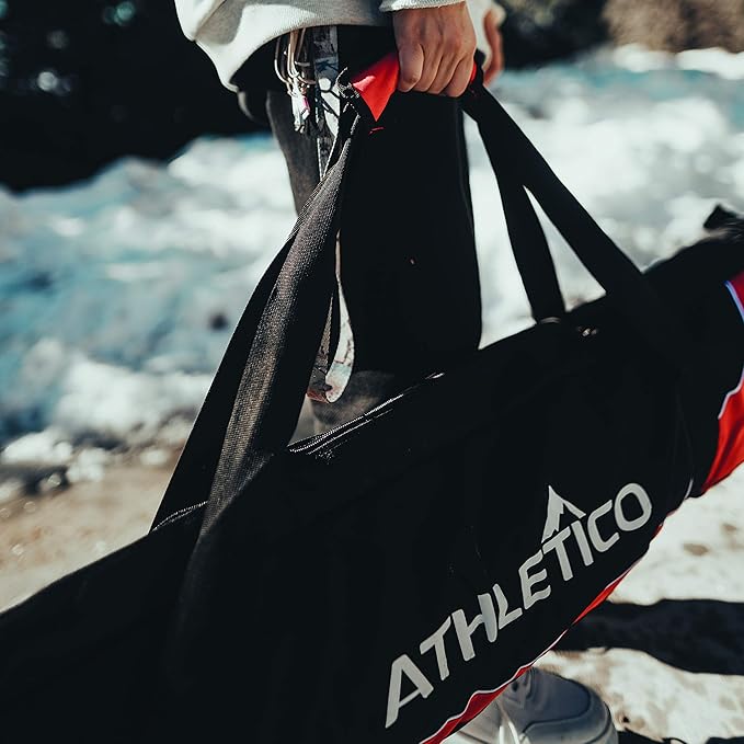 Athletico Mogul Padded Ski Bag - Fully Padded Single Ski Travel Bag