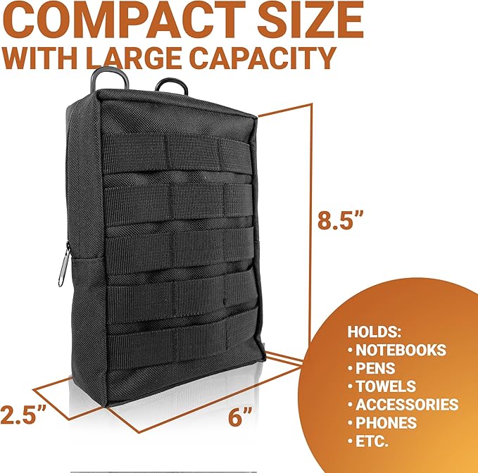 Chef Sac Tactical Molle Attachment Pouch | Compact Tactical Molle Pouch | Ultimate Storage Solution for Tools and Accessories