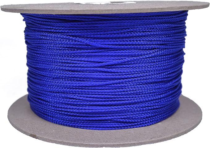 BORED? PARACORD! Nylon Micro Cord - 125 or 1000 Foot Spool Options - 70+ Colors and Patterns - 1.18mm Cord