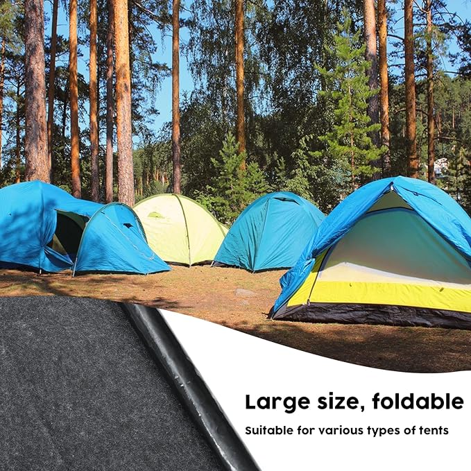 Camping Tent Carpet Mat, 6 X 6.16 Ft Waterproof Camping Rugs Tent Floor Blanket Picnic Floor Blanket for Camping Hiking Lawn Picnic Tent Supplies