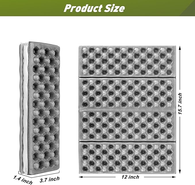 Portable Seat Cushion,Hunting Lightweight Foam Sit Pad,Camping Foam Mat for Hunting,Camping,Hiking, Outdoor Activities