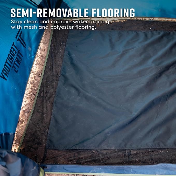 Territory Tents® Jet Set Privacy Shower Tent, Jet Set Framework, No Assembly, Camp Shower, Camp Restroom, Privacy Tent Shower, 78” x 62” x 62”, PT100DB