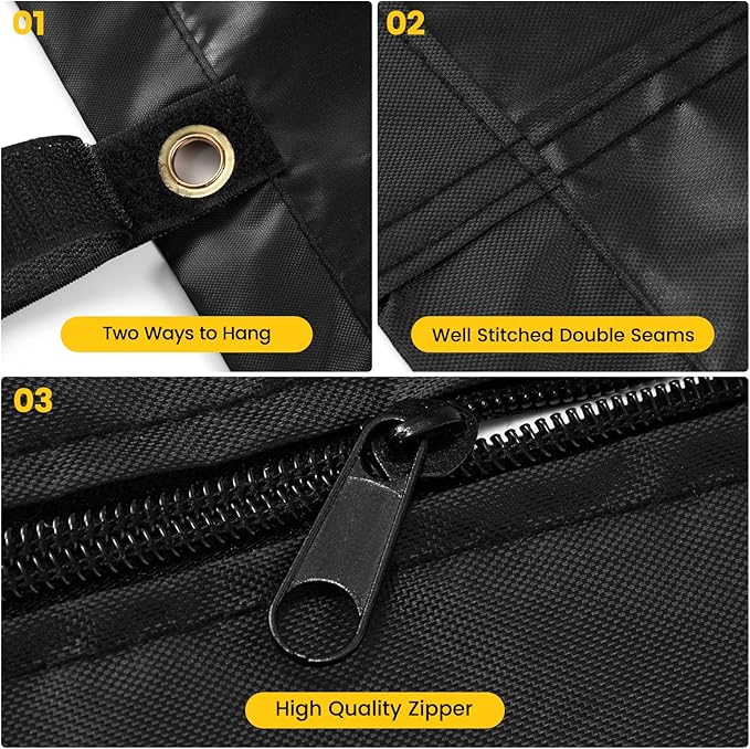 Privacy Tent for Boats, Heavy Duty Hanging Changing Room with Storage Bag, Portable Privacy Station for Pontoons