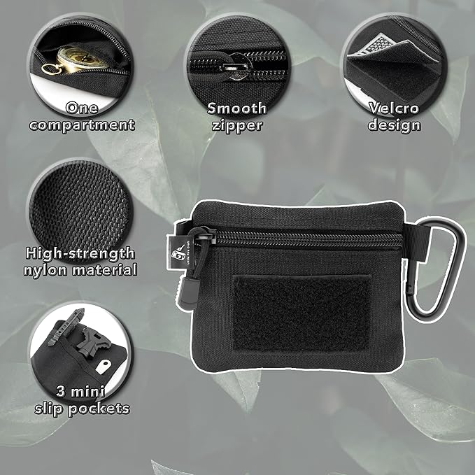 Tactical Compact Pouch Molle Attachment Lightweight Waist Pack Utility EDC Pouch