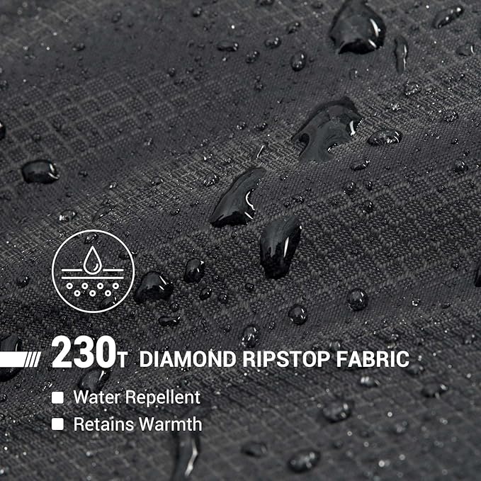 KingCamp Sleeping Bag for Adults, Cold Weather & Warm Extra Wide Big & Tall XL Portable Waterproof Flannel Sleeping Bags, Essentials Gear Accessories for Camping Backpacking Hiking Indoor & Outdoor