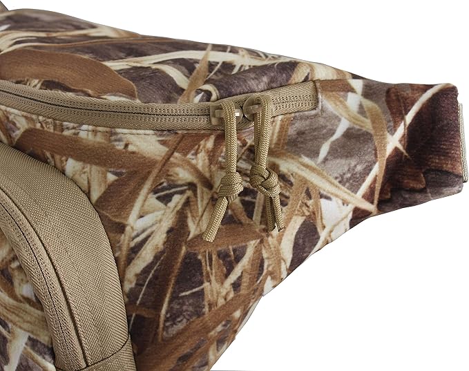 AUSCAMOTEK Hunting Camouflage Fanny Pack for Men Camouflage Waist Bag for Hunters -Dry Grass Camo