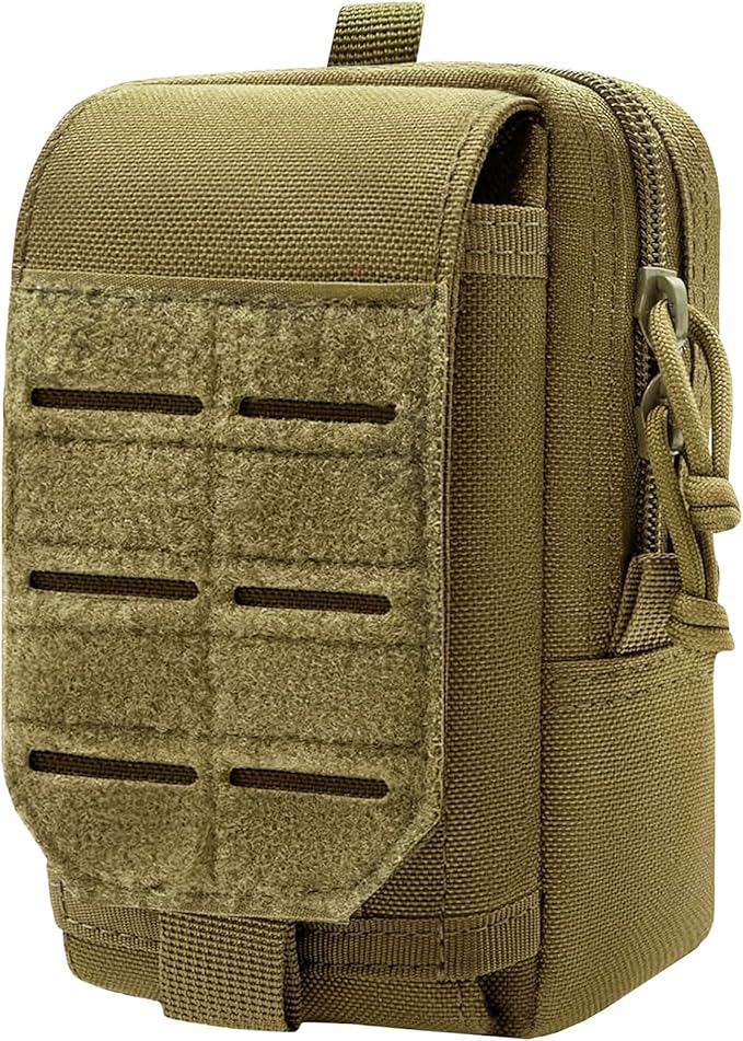 Tactical EDC Pouch, Molle Utility Pouch Gadget Organizer Holder Bag Phone Holster Waist Pack Admin Pouch Tool Pocket for Outdoor Activities, Attached to Backpack/Vest/Belt