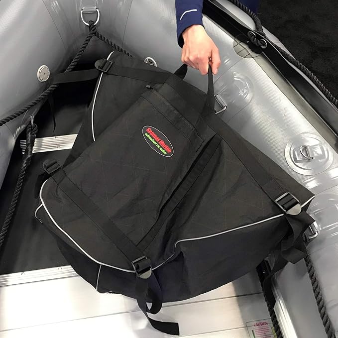 Seamax Sunlitec Front Accessory Storage Bow Bag for Inflatable Boat, with Reflective Line