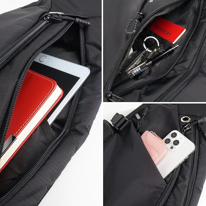 TITECOUGO Sling Bag Crossbody Shoulder Outdoor Travel Hiking Backpack for Women & Men