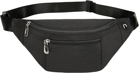 Fanny Pack for Men & Women, Fashion Waterproof Waist Packs with Adjustable Belt, Casual Bag Bum Bags for Travel Sports Running.