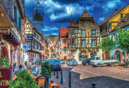 1000 Piece Jigsaw Puzzles for Adults Night Street 1000 Pieces Puzzle with Exquisite Boxed