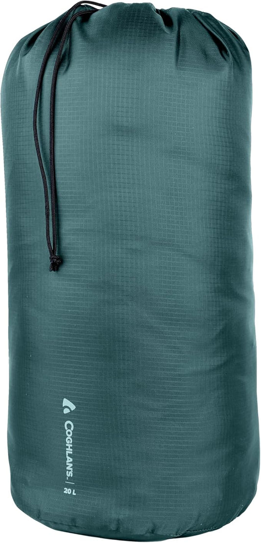 Coghlan's Stuff Bag 20L - Portable Drawstring Storage Sack for Camping, Travel, Gear Organization - Lightweight, Water-Resistant Ripstop Fabric Outdoor Storage Sack for Backpacking, Hiking,and More