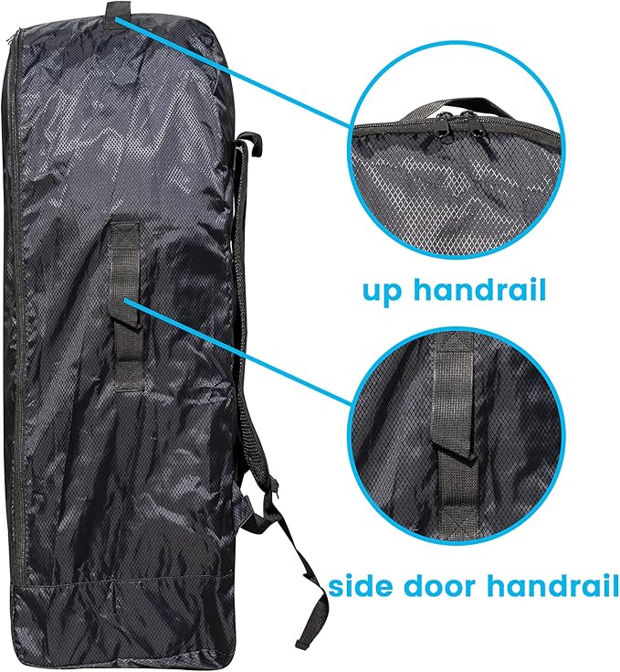 Rokia R Lightweight Folding Backpack Paddle Board Bag Storage 800D High Density and High Strength Nylon Material Big Space Suit for Inflatable Kayak Easy Carry