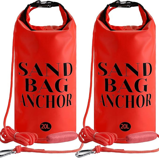 RunNico 500D Sand Anchor for Small Boats,2 in 1 PWC Jet Ski Anchor Kit with Adjustable Buoy,Waterproof Dry Bag for Jet Ski, Kayak, Boat, Watercraft and Canoe