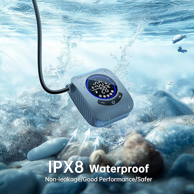 Portable Shower - 8000mAh Rechargeable Camping Shower Pump with Bath Sponge, 4 Spray Modes, IPX8 Waterproof, Ideal for Outdoor Camping, Travel, Car Washing, Pet Bathing, and Watering Plants