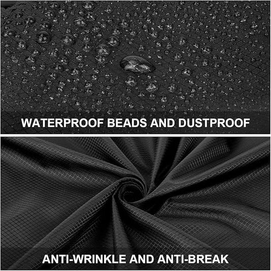 Picnic Blanket, Mini Pocket Beach Mat 43.3 x 55.1IN (2-3 People) Foldable, Lightweight Waterproof Sand Free, Foldable Thin Ground Sheet for Outdoor Camping Hiking Travel - with Hand Strap