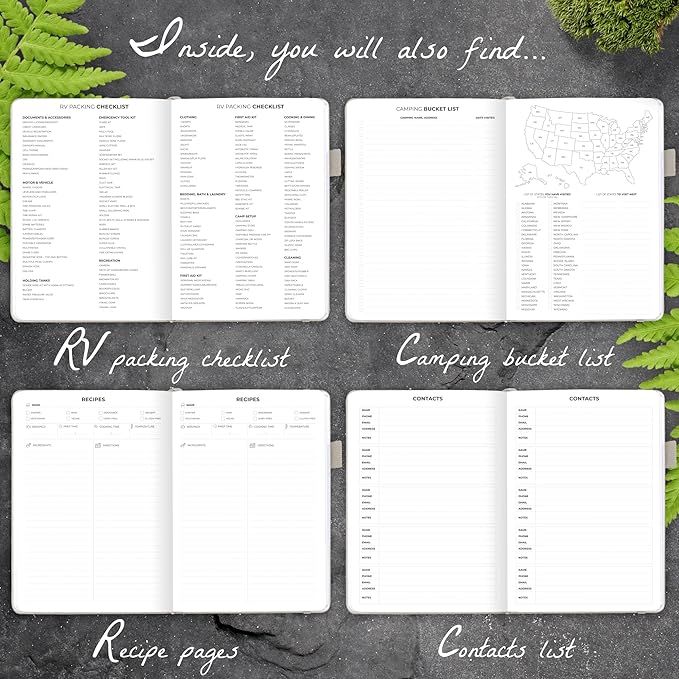 Clever Fox Camping Journal – Camper Log Book & RV Trip Planner – Outdoor Camp Journal & Adventure Travel Notebook – 12 Trips Total, 8 Pages per Trip – Hardcover, A5 Size (Foggy Alps)