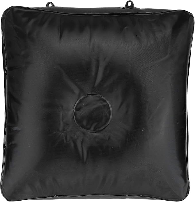 Fdit 40L Portable Solar Shower Bag Automatic Heat Absorption Large Capacity PVC Outdoor Camping Shower with Retractable Shower Head, Suitable for Travel Hiking