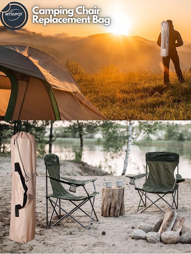 Replacement Bag for Folding Camping Chair, Portable Camp Chair, Hammock, Yoga Mat, Umbrella, Tents, Tripods, Fishing Poles - 420D Oxford Polyester Fabric