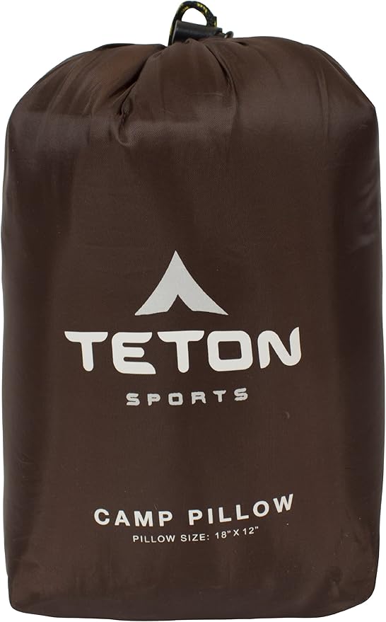 TETON Sports Camp Pillow; Great for Travel, Camping and Backpacking; Washable