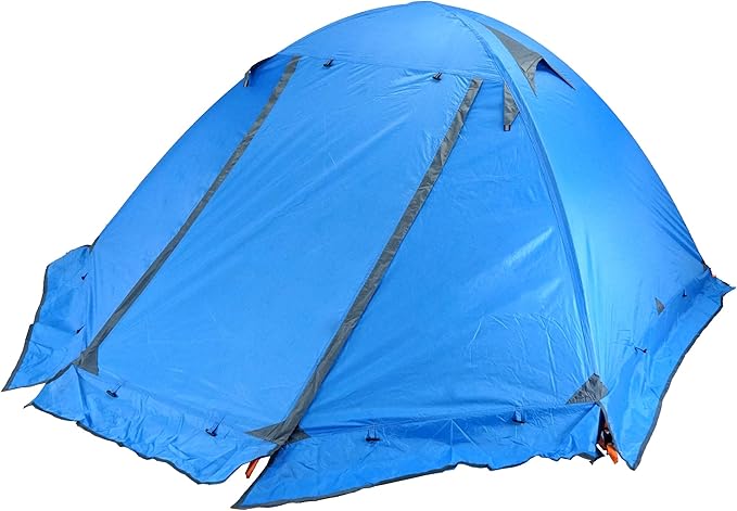 Azarxis Camping Tent 1 2 3 4 Man Person 3 4 Season Easy Set Up Waterproof Double Layer Lightweight Aluminum Rod Tents for Backpacking Hiking Trekking Travel Climbing Outdoor Activities