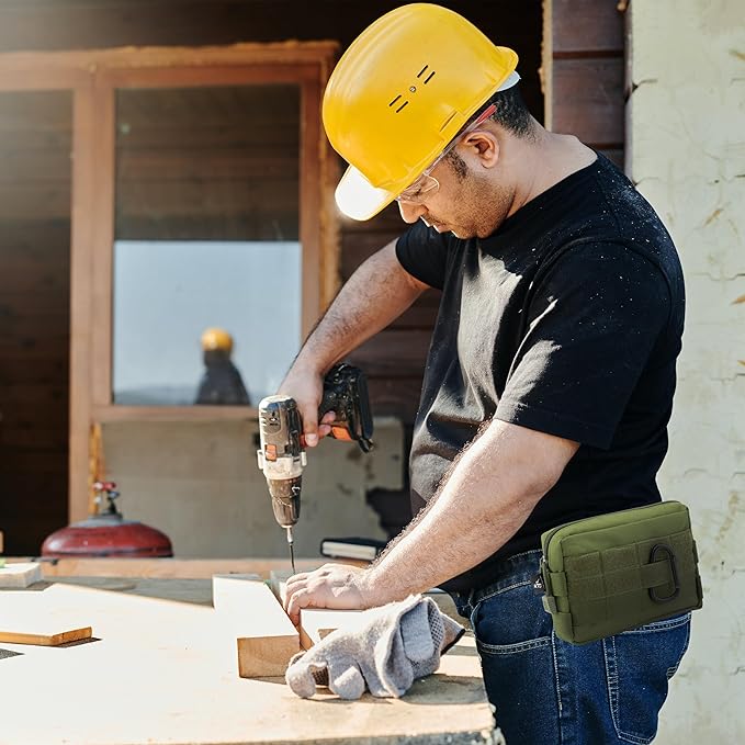 Tactical Molle Pouch Waist Pack Military EDC Pouch Accessories Organizer for Camping Hiking