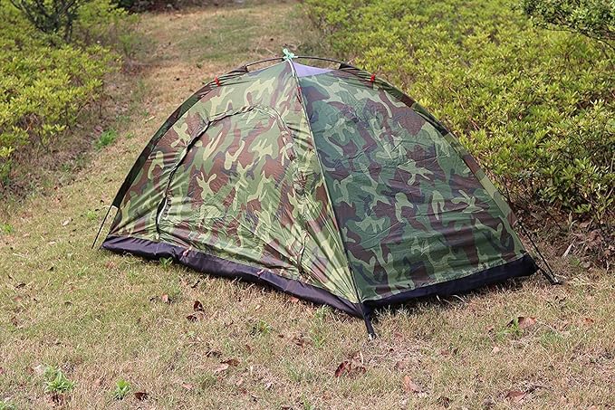 Sutekus Tent Camouflage Patterns Camping Tent Backpacking Tent for Camping Hiking 【Outdoor Equipment】