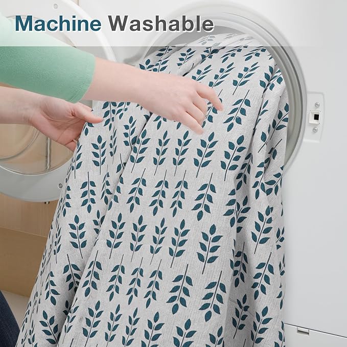 Picnic Blankets Washable | Beach Mat Sand Free Waterproof | Camping Blankets | Emergency Blankets | Picnic Baskets Accessories with Waterproof Backing and Shoulder Strap - BlueLeaf