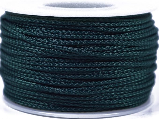 BORED? PARACORD! Nylon Micro Cord - 125 or 1000 Foot Spool Options - 70+ Colors and Patterns - 1.18mm Cord