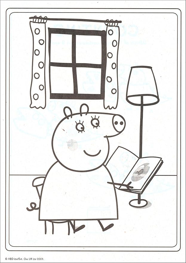 Coloring and Activity Set - Bundle Includes Peppa Pig Coloring Book, Peppa Pig Stickers, and 2-Sided Door Hanger (Peppa Coloring Book & Stickers)
