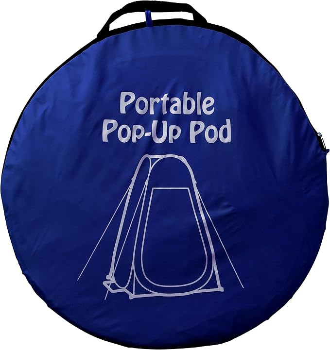 GigaTent Pop Up Pod Changing Room Privacy Tent – Instant Portable Outdoor Shower Tent, Camp Toilet, Rain Shelter for Camping & Beach – Lightweight & Sturdy, Easy Set Up, Foldable