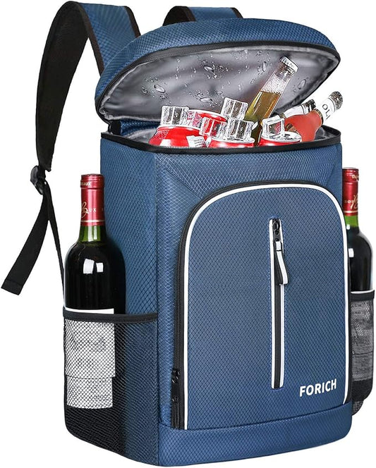FORICH Soft Cooler Backpack Insulated Waterproof Backpack Cooler Bag Leak Proof Portable Small Cooler Backpacks to Work Lunch Travel Beach Camping Hiking Picnic Fishing Beer for Men Women