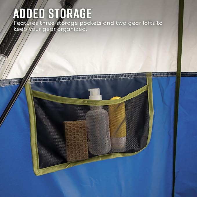 Territory Tents® Jet Set Privacy Shower Tent, Jet Set Framework, No Assembly, Camp Shower, Camp Restroom, Privacy Tent Shower, 78” x 62” x 62”, PT100DB