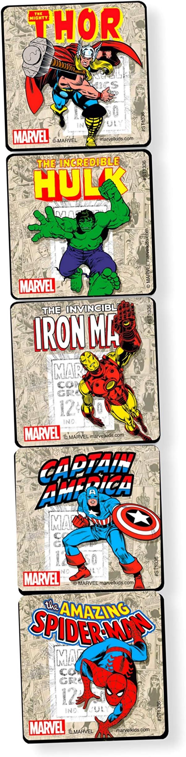 Avengers Coloring Book Set Bundle with Avengers Stickers and Superhero Door Hanger (Avengers Classic)