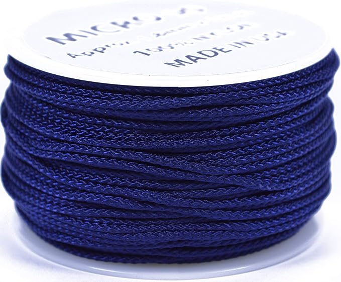 BORED? PARACORD! Nylon Micro Cord - 125 or 1000 Foot Spool Options - 70+ Colors and Patterns - 1.18mm Cord