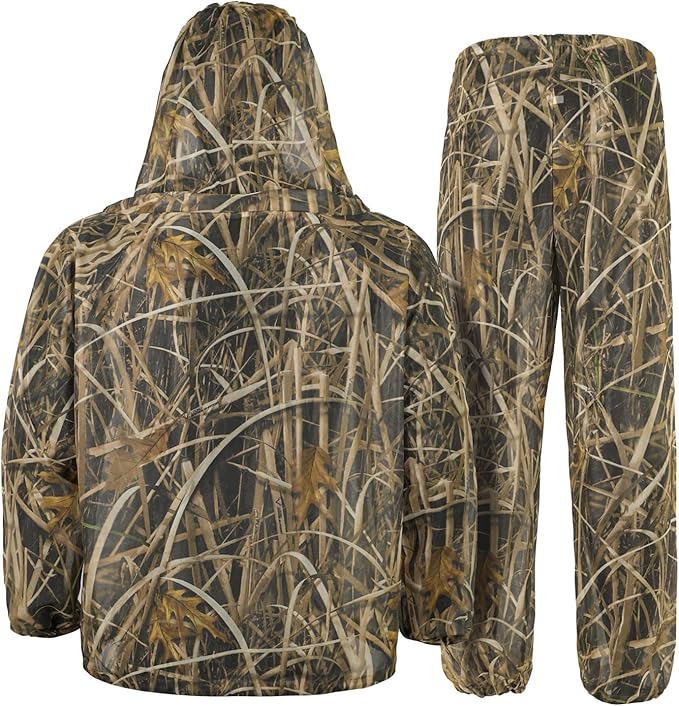 Mosquito Net Suit Camo Hunting Mesh Suit Bug Net Clothing with Hood for Outdoor Protection No-See-Ums Garden Camping