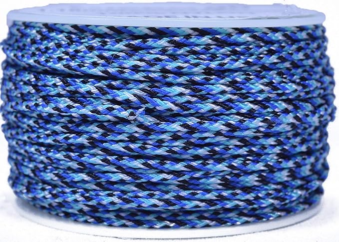 BORED? PARACORD! Nylon Micro Cord - 125 or 1000 Foot Spool Options - 70+ Colors and Patterns - 1.18mm Cord