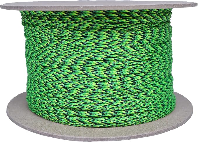BORED? PARACORD! Nylon Micro Cord - 125 or 1000 Foot Spool Options - 70+ Colors and Patterns - 1.18mm Cord