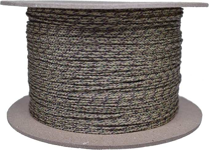 BORED? PARACORD! Nylon Micro Cord - 125 or 1000 Foot Spool Options - 70+ Colors and Patterns - 1.18mm Cord