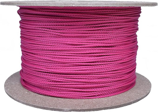BORED? PARACORD! Nylon Micro Cord - 125 or 1000 Foot Spool Options - 70+ Colors and Patterns - 1.18mm Cord