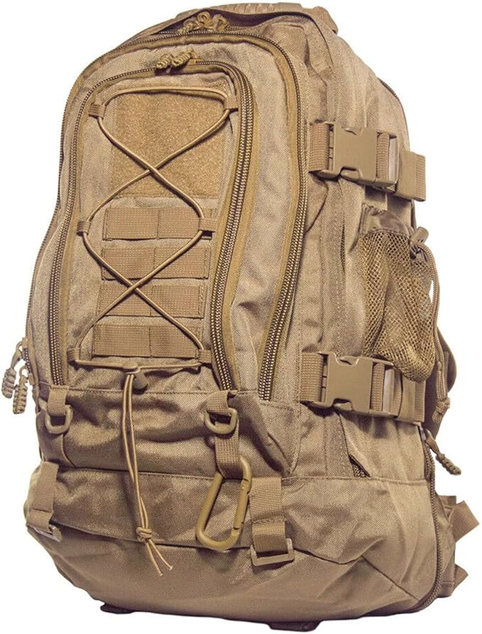 Tactical Backpack Military Army Daypack - Assault Pack for Men Molle Backpacks Bug Out Bag 3 Day Pack for Hiking Camping Travel Hunting Rucksack Trekking Coyote
