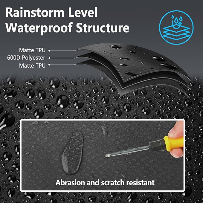 CONTAIL 25L IPX7 Submersible Dry Bag Backpack,Waterproof Travel Laptop Bag with Airtight Zippers for Boat,Fishing,Kayak